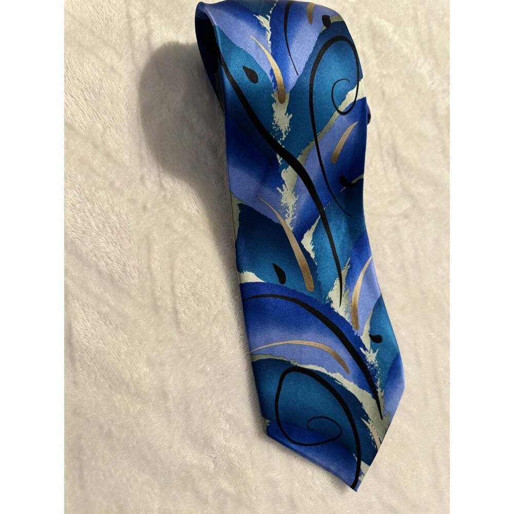 J.Garcia Virtual Reality Ape Collection 44 Limited Edition Tie Men Silk Necktie - Picture 5 of 6